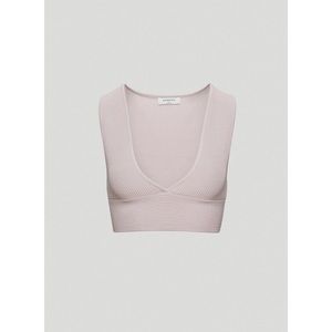 Aritzia Babaton Mauve Carlotta Sculpt Knit Tank (Sz S)